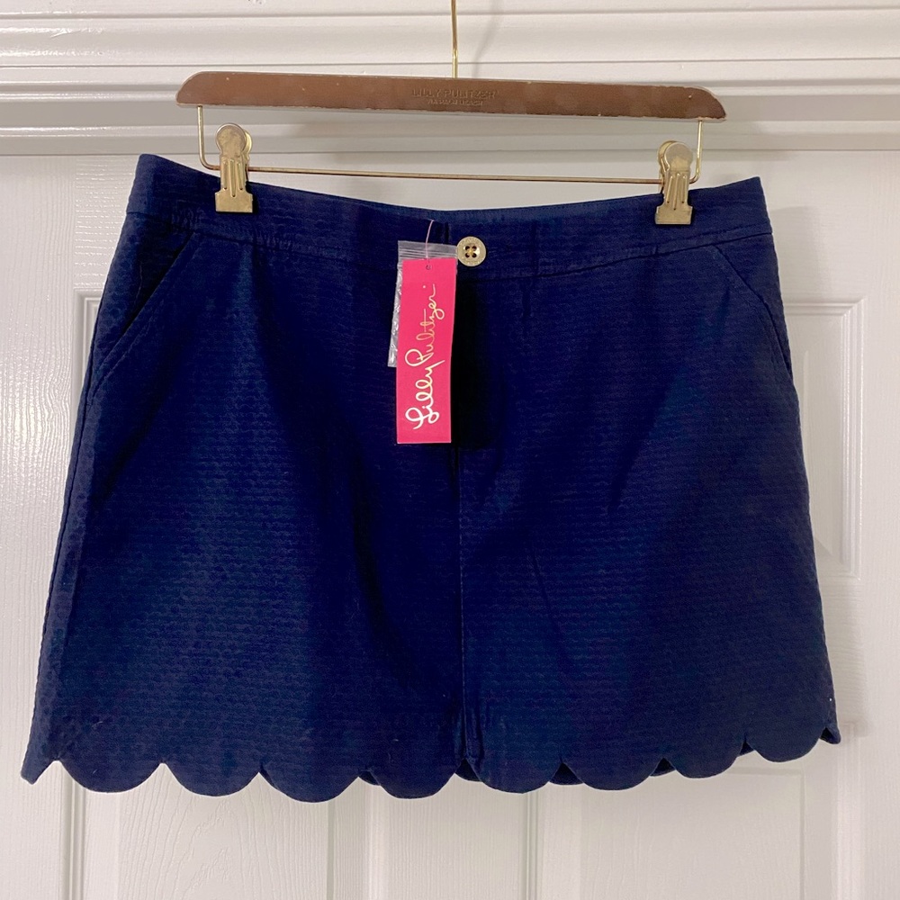 Lilly Pulitzer: Colette Scallop Hem Skort.